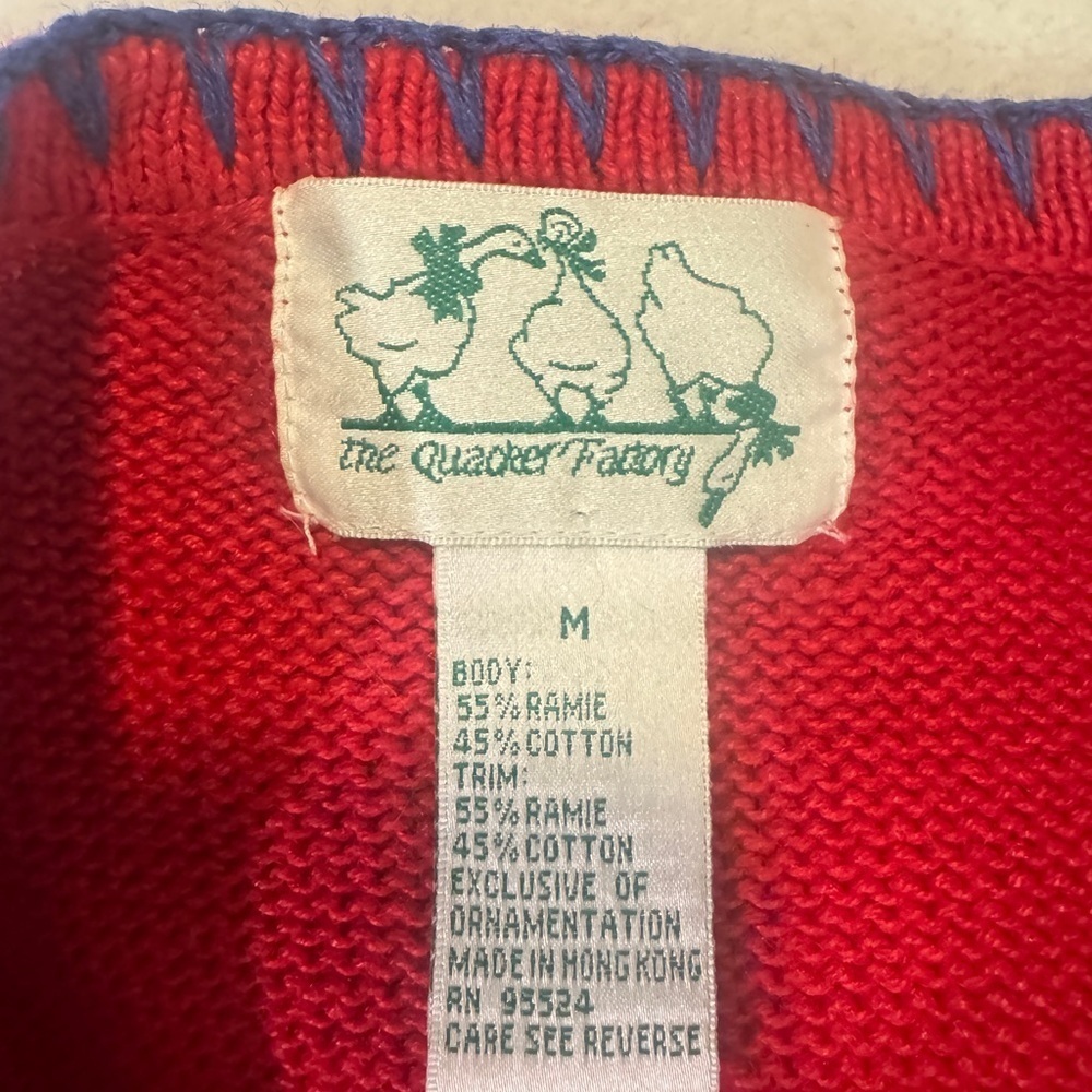 The Quacker Factory Women’s Vintage Sweater - Picture 3 of 5